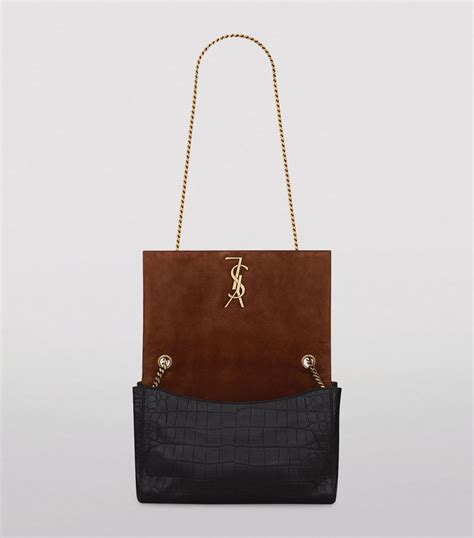 kette ysl|Kate Medium reversible shoulder bag in brown .